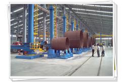 China Motorized Screw Adjustable Pipe Welding Rotator CE For Seam Welding supplier