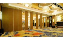 China Sliding Melamine Surface Movable Partition Walls With Aluminium Track 6m Height supplier