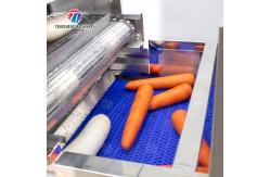 China Fruit and vegetable roller bubble washing and air-drying picking line supplier