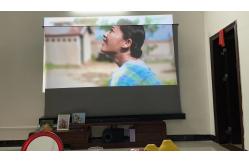 China Electric Floor Rising Alr Screen 120 Inch Long Throw Projector Screen supplier