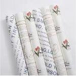 Ins Style Tulip Wrapping Paper for Flower Bouquet 58*58cm 50g Gift Packaging for sale