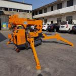 Telescopic Boom Hydraulic Spider Crawler Crane Remote Control Spider Lifting Equipment for sale