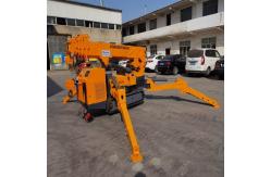 China Telescopic Boom Hydraulic Spider Crawler Crane Remote Control Spider Lifting Equipment supplier