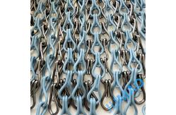 China Aluminum Chains In Horizontal Or Vertical Panels 10mm*22mm Hook Size Heavy Duty supplier