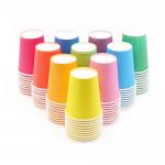 Recyclable Offset Print Customized Single Wall Coffee Milk Tea Disposable Paper Cups for sale