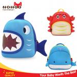 3D Cartoon Blue Shark Backpacks For Kids OEM / ODM Available NH024 for sale
