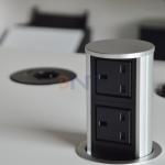 UK Plug Type Pneumatic Lifting Outlet Pneumatic Pop up Power Socket for Hidden Kitchen for sale
