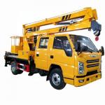 JMC Double Row Folding Arm Aerial Working Truck Euro 4 Diesel Fuel Type for sale