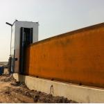 Vietnam Tank Construction Semi-Automatic Control Egw Vertical Tank Welder Customized for sale
