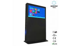 China Android Remote Control Digital Signage Totem / Touch Screen Kiosk Stand supplier