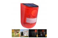 China 3in Solar Outdoor Motion Sensor Light With Alarm Wireless supplier