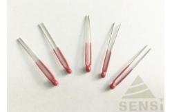 China Long Coating Thermistor Precision With Additional Epoxy On The Leads supplier