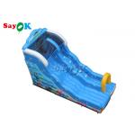 9x4.5x6mH Blue Ocean Theme Inflatable Wave Water Slide With Octopus Arch for sale