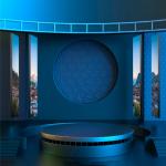 High Brightness Sliding LED Screen Outdoor Folding Curved Led Display Wall