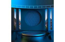 China High Brightness Sliding LED Screen Outdoor Folding Curved Led Display Wall supplier