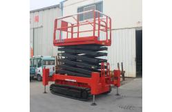 China Rough Terrain Self Propelled Scissor Lift Track Mobile Hydraulic Scissor Lift supplier