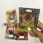RHINO 8/11/25 Display Blister Card Packing Male Enhancement Performance Pills 3d Empty Container for sale