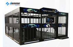 China VR Immersive Game Four Person Shooting Virtual Reality Simulator With PP Gun supplier