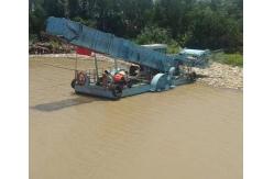 China 12cbm Wheel Driven Aquatic Weed Removal Harvester 4-5km/H supplier