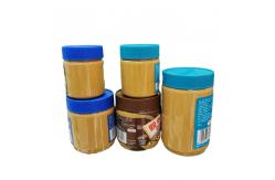 China Round 150ml 360ml 450ml Peanut Butter Jar With Lid supplier