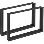420*400mm Black Metal Table Legs for Industrial Country Style Furniture Design for sale