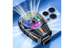 China X112 Phone Cooling Fan 300mah Rechargeable with RGB Light Three Adjustable Speeds supplier