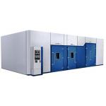 Automotive Walk In Environmental Chamber 1500KG Steel Heat Load and 3000W Light for sale