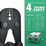 Portable Aluminum Wire Sleeve Crimping Tool Non Slip Practical