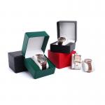 Customized PU Leather Material Paper Cardboard Watch Gift Packaging Box for Display and Storage for sale