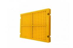 China Rectangular Hole Pu Screen Mesh For Dewatering , Longlife supplier