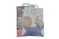 China Biodegradable Kraft Paper Biodegradable Cat Litter Bags 6L 10L Custom Printed supplier