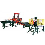 Hydraulic Horizontal Wood Band Saw Mill, Wood Log Cutting CNC Sawmill Machine for sale