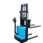 Pedestrian Stand On Pallet Stacker full electric pallet stacker reach walkie stacker