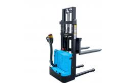 China Pedestrian Stand On Pallet Stacker full electric pallet stacker reach walkie stacker supplier