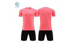 China custom design soccer jersey flexible moq high quality polyester fabric supplier