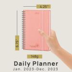 POPRUN Foldable Paper Custom Planner 2023 , Pocket Size Weekly Monthly Planner for sale