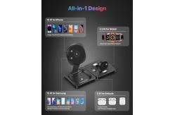 China Multifunctional Intelligent Wireless Magnetic Phone Charger 15W For IWatch And Airpods supplier