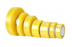 China Self Adhesive Clear Yellow Electrical Tape For Express Packing 40m supplier
