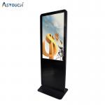 300nits Floor Standing Digital Signage 32 Inch Slim With CMS Control for sale
