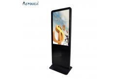 China 300nits Floor Standing Digital Signage 32 Inch Slim With CMS Control supplier