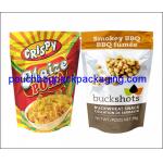 Aluminium foil pouch, stand up pack pouch for snack, foil zipper doypack for food packaging for sale