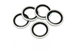 China Rubber Silicone Metal Bonded Sealing Washers Custom Designed supplier
