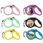 Sublimation Blank Retractable Dog Leash 5M Personalized Pet Supplies for sale