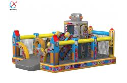 China Customized Inflatable House Color Inflatable Play City Playground supplier