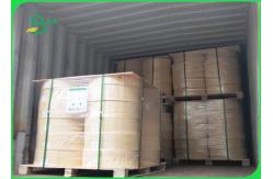 China 120g White Kraft Paper Virgin Wood Pulp No Fluorescent Agent 14mm Width supplier
