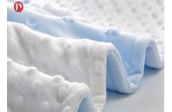 China Wholesale Custom Double Layer Soft Fleece Minky Dot Baby patchwork Blanket supplier