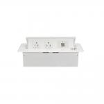 US Standard Power Socket Pop Up Desktop Socket Outlet With USB For Office for sale