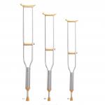 Matte Silver Lightweight Folding Walking Stick Crutches Canes And Walkers For Elderly OEM for sale