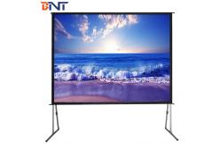 China 150 Inch Electric Rear Projection Screen , Lightweight Fast Fold Screen supplier