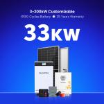 Off Grid Hybrid Solar Energy Storage System 5KW 10KW 20KW 30KW 10KVA Solar Power System Off Grid With Storage Full Set for sale